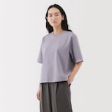 婦人　涼感ＵＶカットクルーネックワイド半袖Ｔシャツ