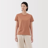 婦人　天竺編みクルーネック半袖Ｔシャツ
