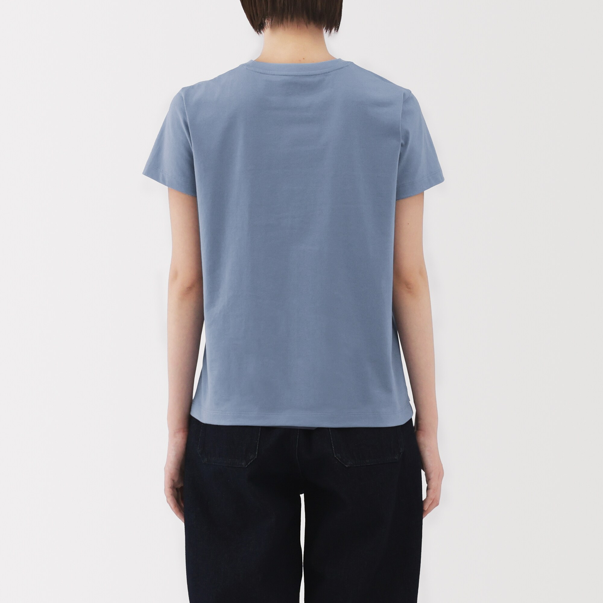 婦人　天竺編みクルーネック半袖Ｔシャツ