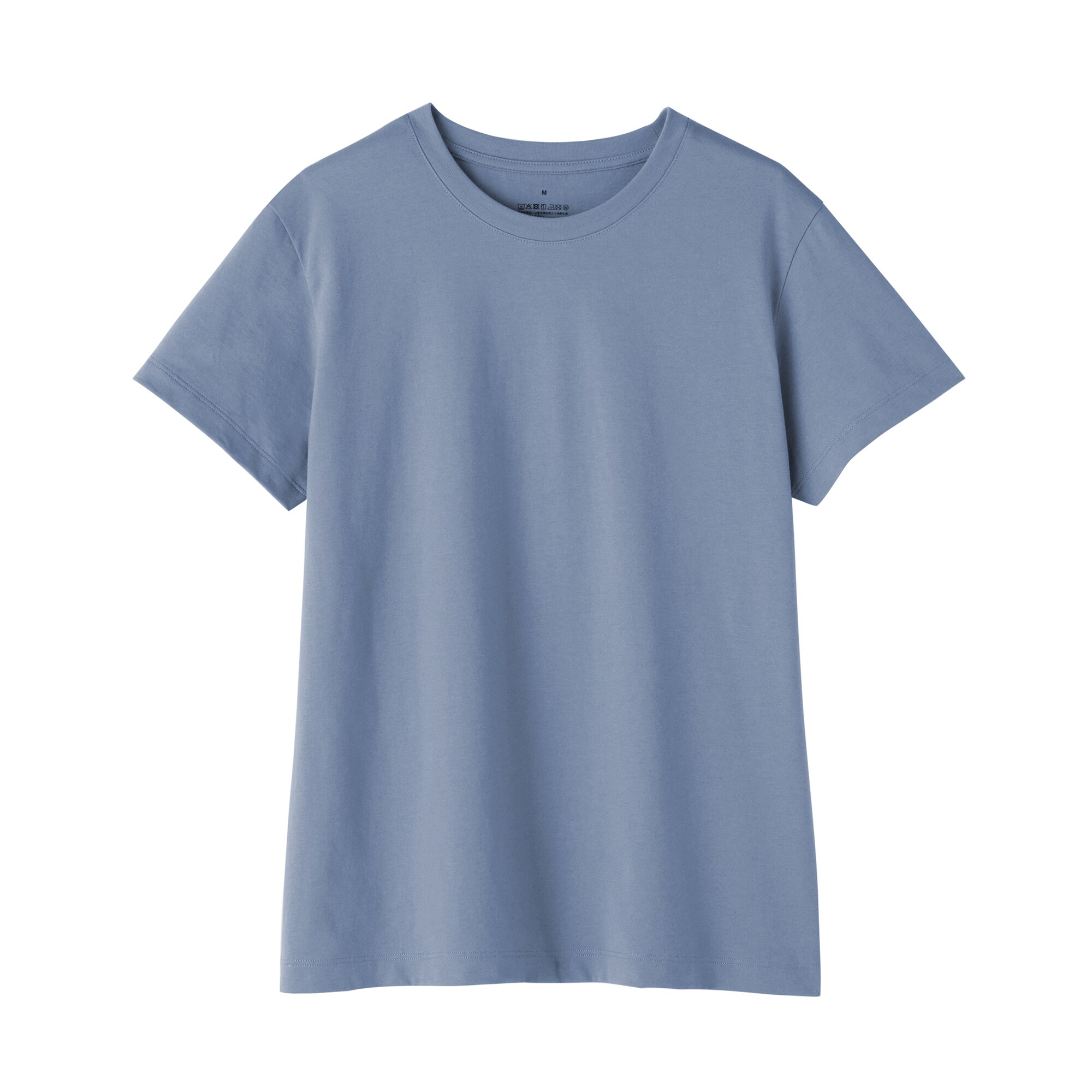婦人　天竺編みクルーネック半袖Ｔシャツ