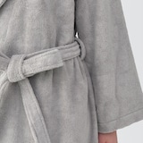 ふっくらパイルバスローブ