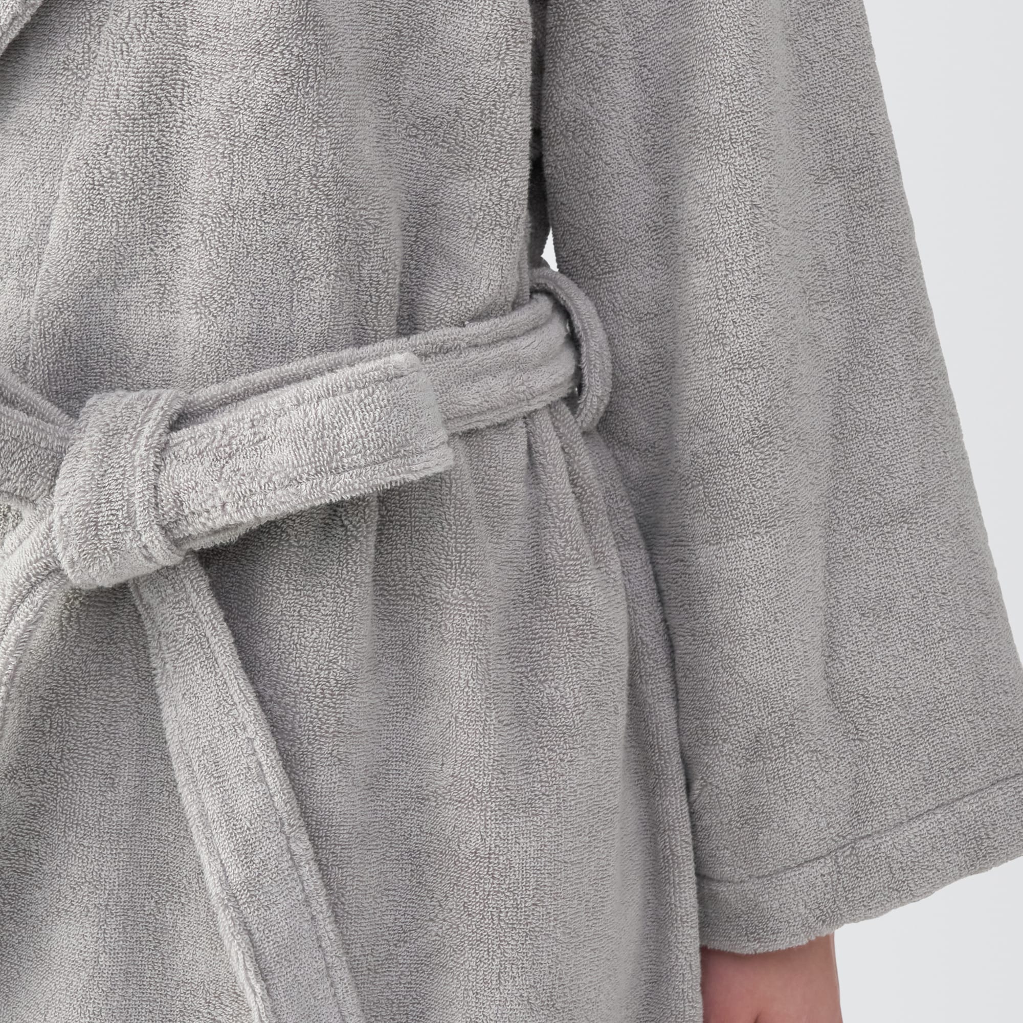 ふっくらパイルバスローブ