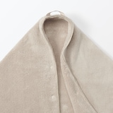 マイクロファイバー　スナップボタン付ペット用タオル　大