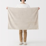 マイクロファイバー　スナップボタン付ペット用タオル　大