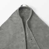 マイクロファイバー　スナップボタン付ペット用タオル　大