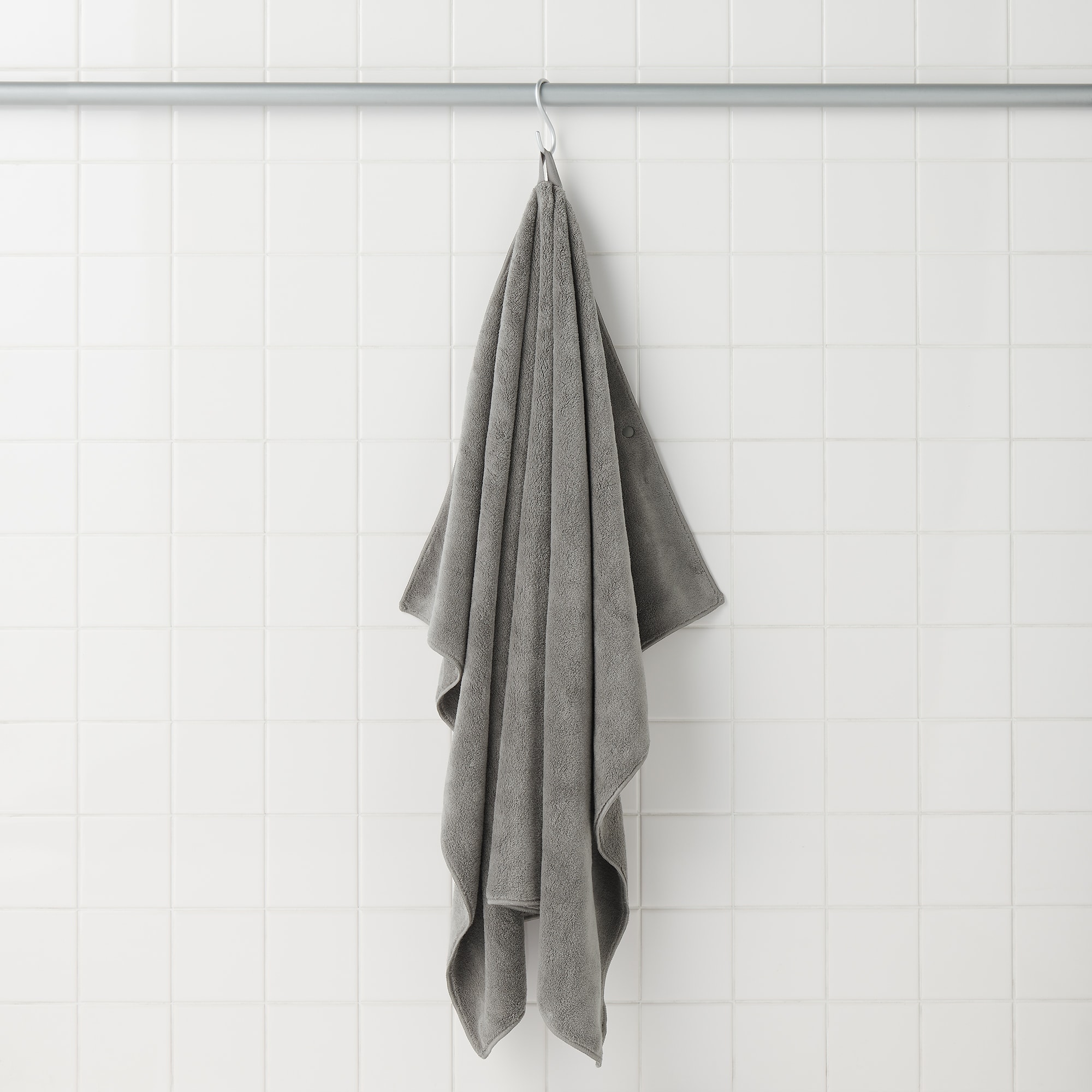 マイクロファイバー　スナップボタン付ペット用タオル　大