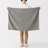 マイクロファイバー　スナップボタン付ペット用タオル　大