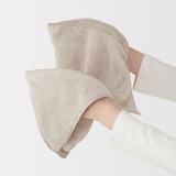 マイクロファイバー　ポケット付ペット用タオル