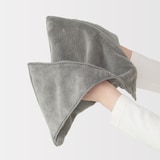 マイクロファイバー　ポケット付ペット用タオル