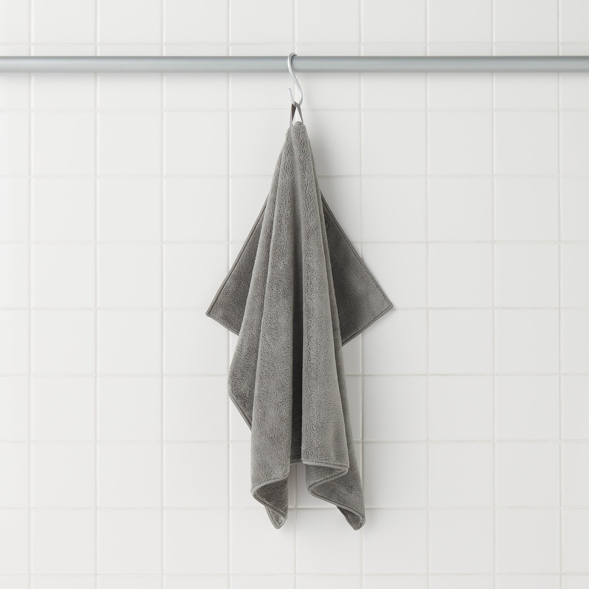 マイクロファイバー　スナップボタン付ペット用タオル　小