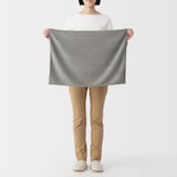 マイクロファイバー　スナップボタン付ペット用タオル　小