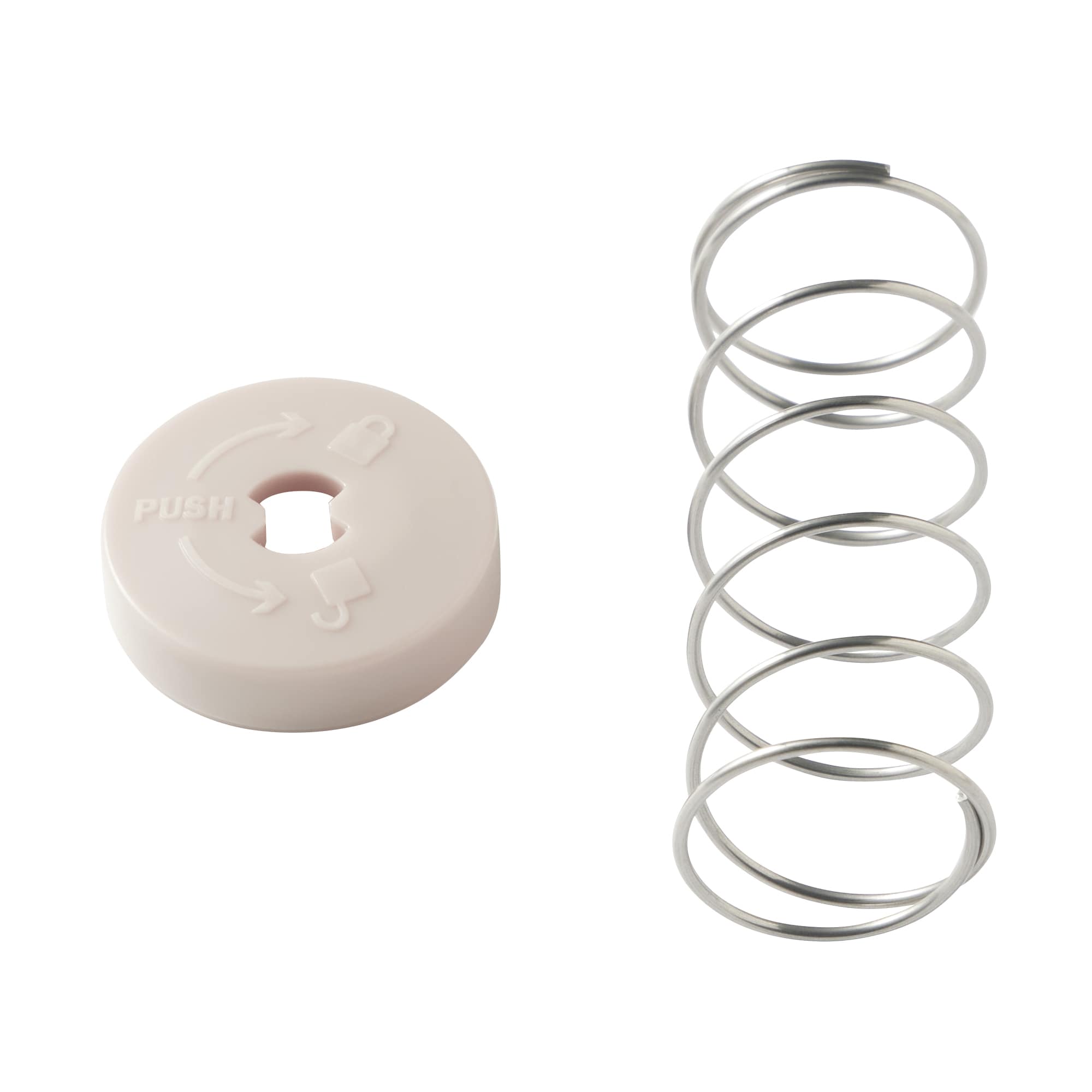 【パーツ】広口で洗いやすい保温保冷卓上ポット　バネストッパー　バネセット