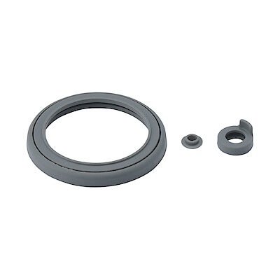 【パーツ】広口で洗いやすい保温保冷卓上ポット　シリコーンパッキン３点セット　黒