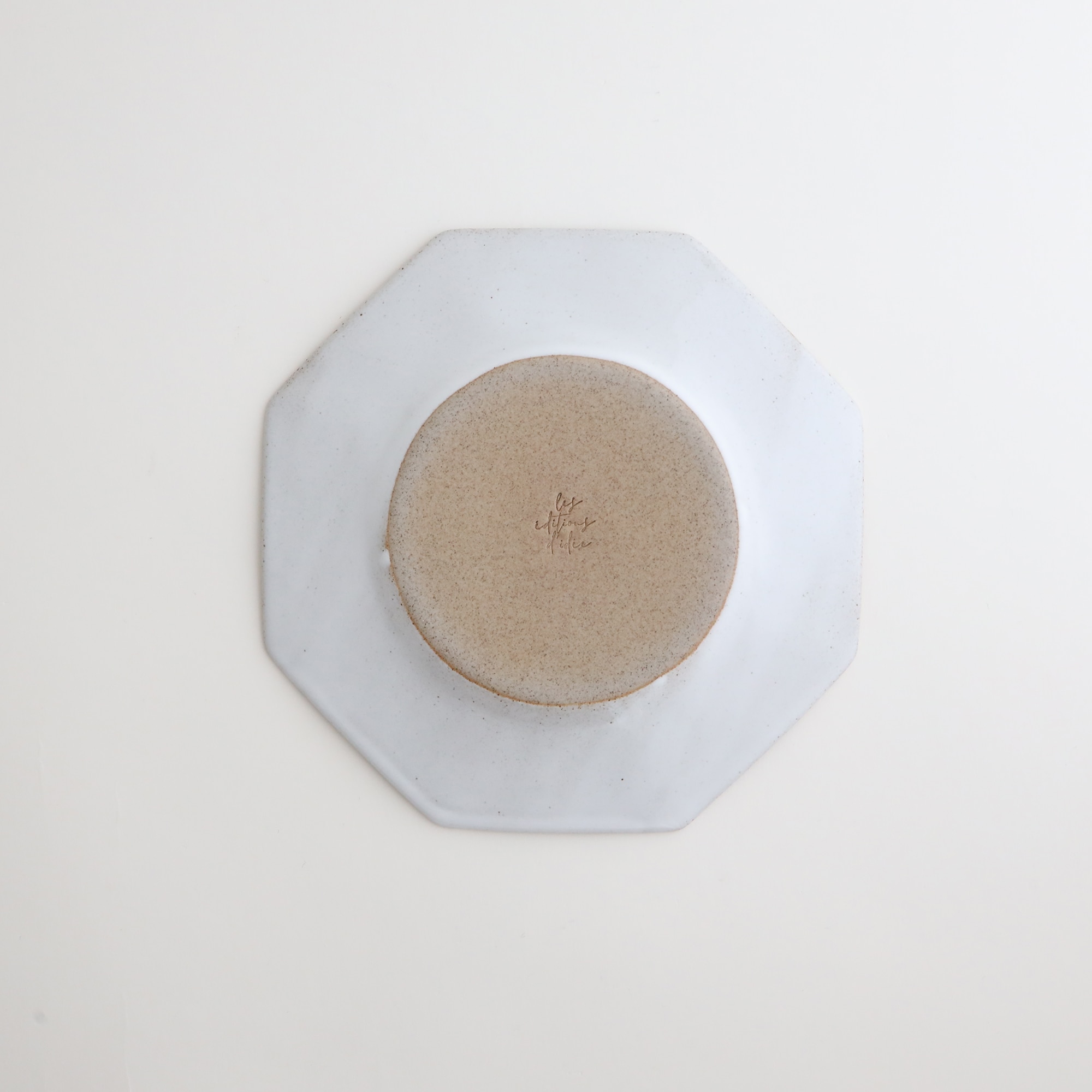 IDEE］actuel sableオクトゴナルプレート 15cm