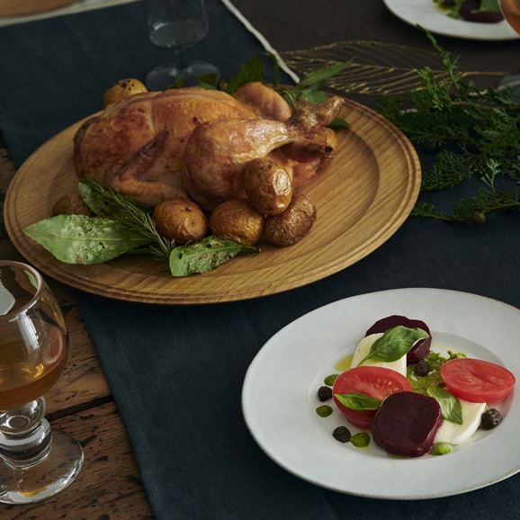 ［ＩＤＥＥ］ａｃｔｕｅｌ　ｓａｂｌｅラウンドリムプレート　２１ｃｍ