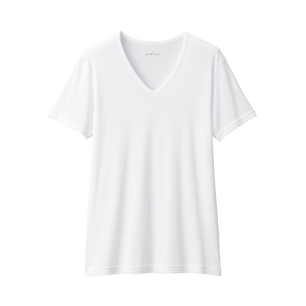 紳士　さらっと綿　Ｖネック半袖Ｔシャツ