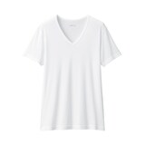 紳士　さらっと綿　Ｖネック半袖Ｔシャツ