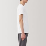 紳士　さらっと綿　Ｖネック半袖Ｔシャツ