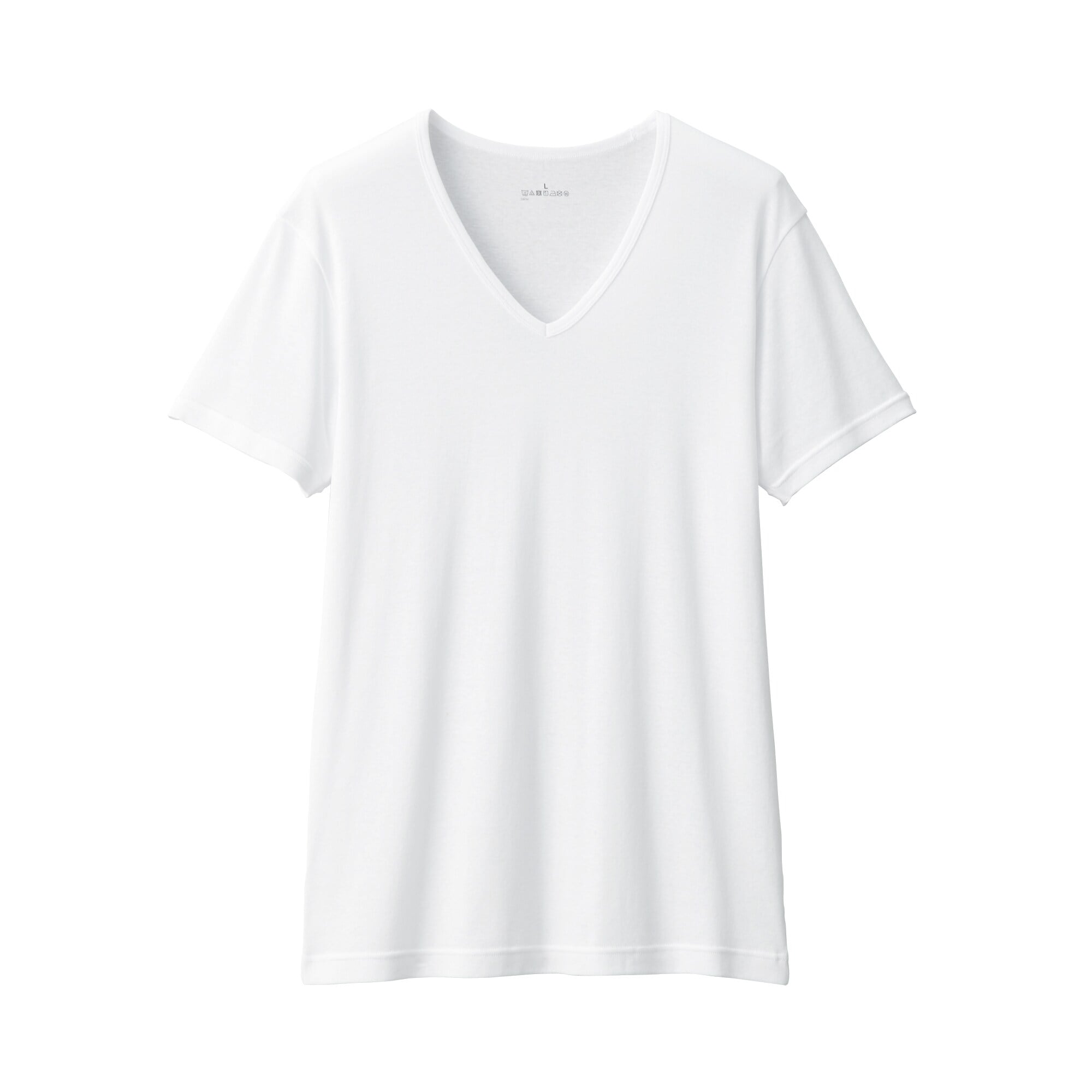 紳士　さらっと綿　Ｖネック半袖Ｔシャツ