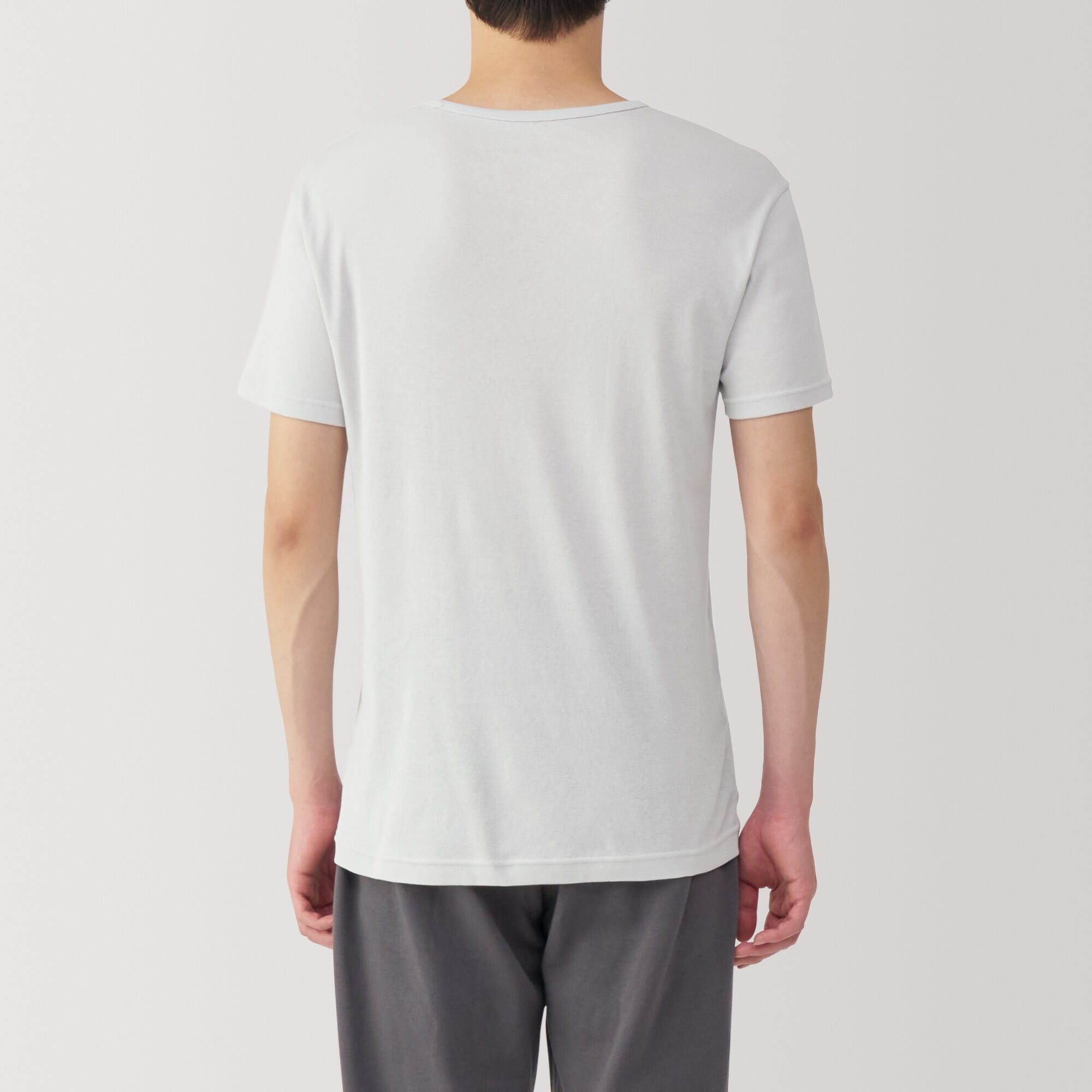 紳士　さらっと綿　Ｖネック半袖Ｔシャツ