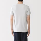 紳士　さらっと綿　Ｖネック半袖Ｔシャツ