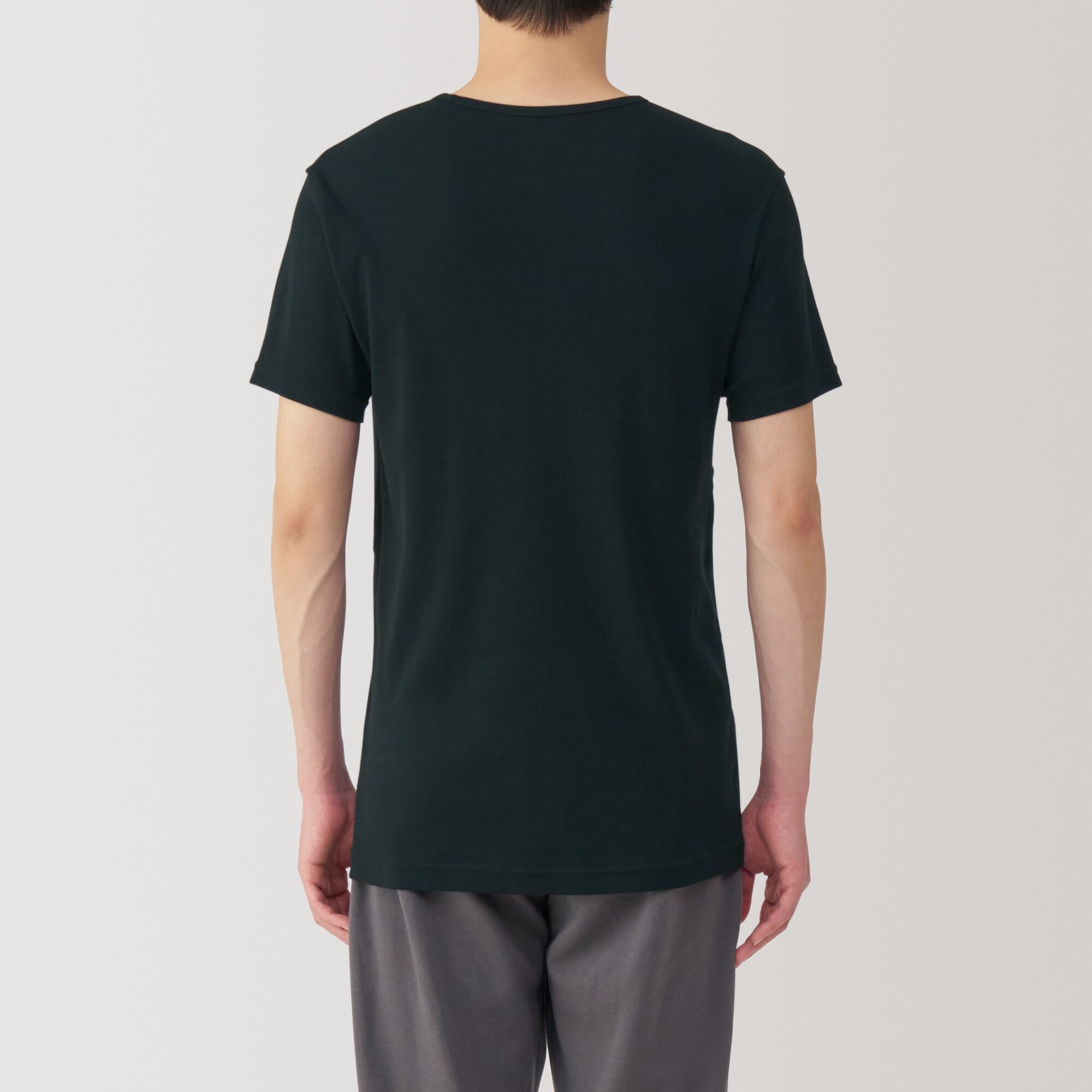 紳士　さらっと綿　Ｖネック半袖Ｔシャツ