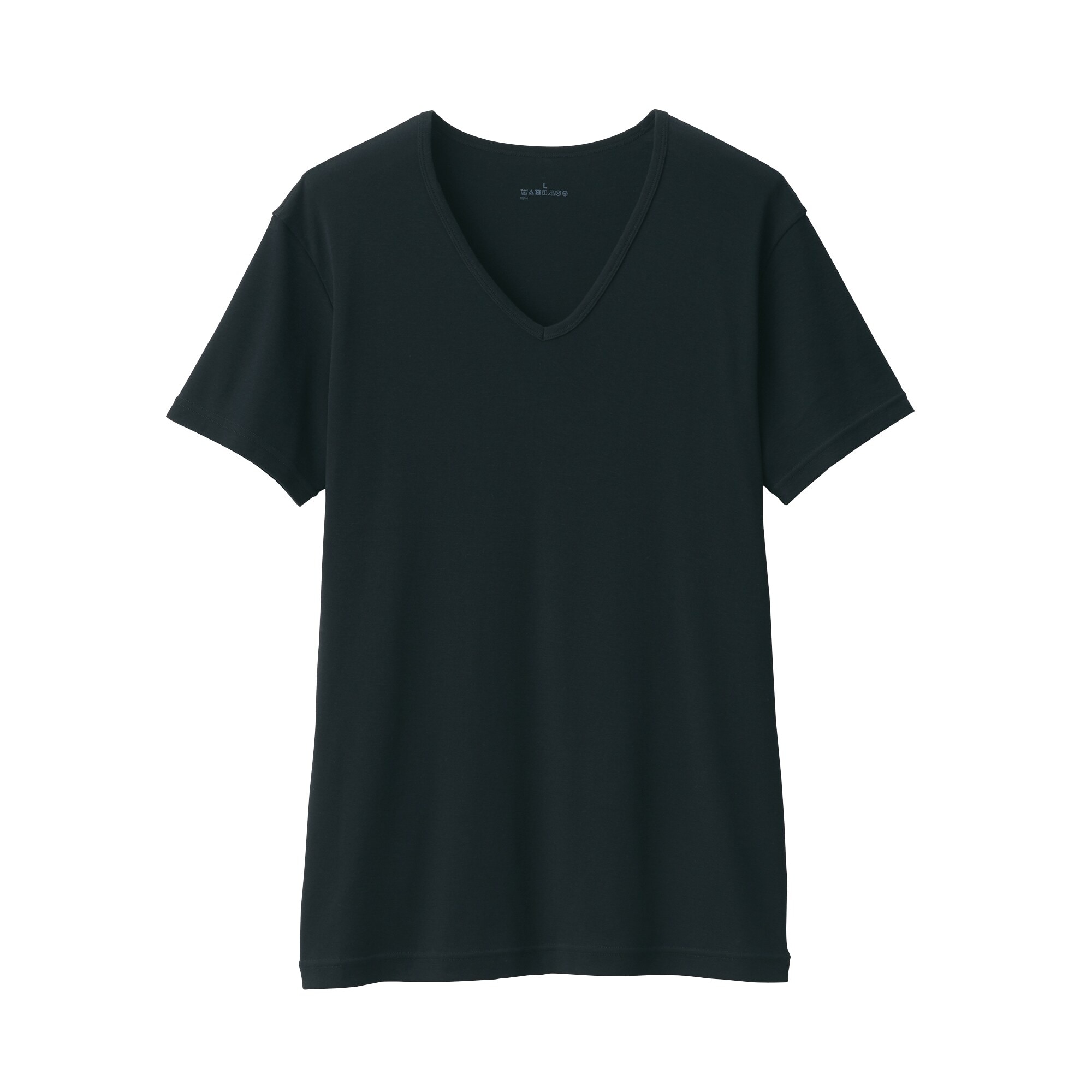 紳士　さらっと綿　Ｖネック半袖Ｔシャツ