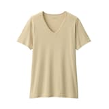 紳士　さらっと綿　Ｖネック半袖Ｔシャツ