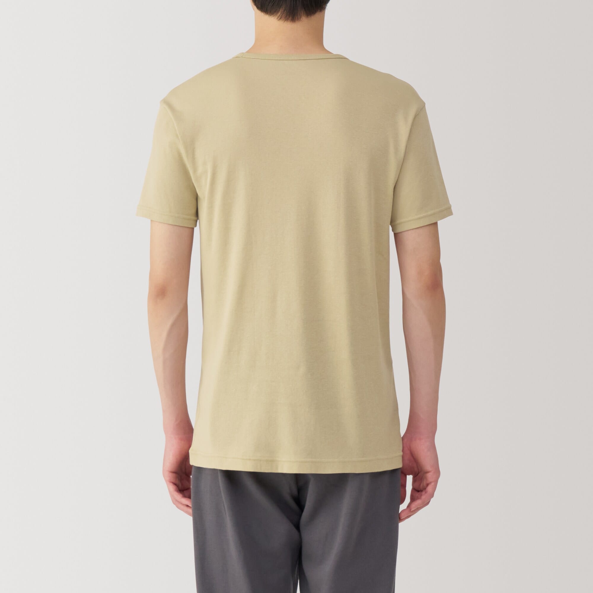 紳士　さらっと綿　Ｖネック半袖Ｔシャツ