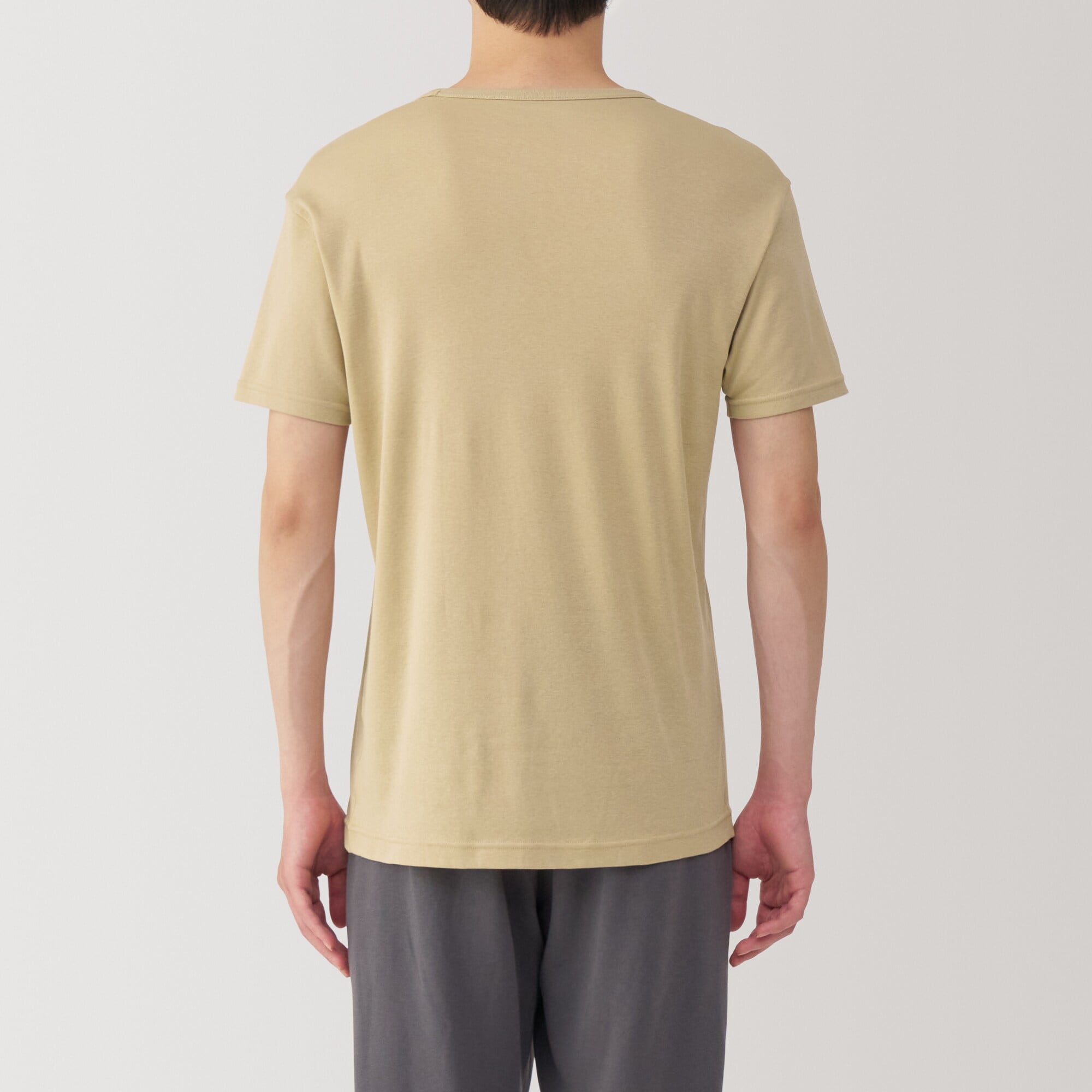 紳士　さらっと綿　クルーネック半袖Ｔシャツ