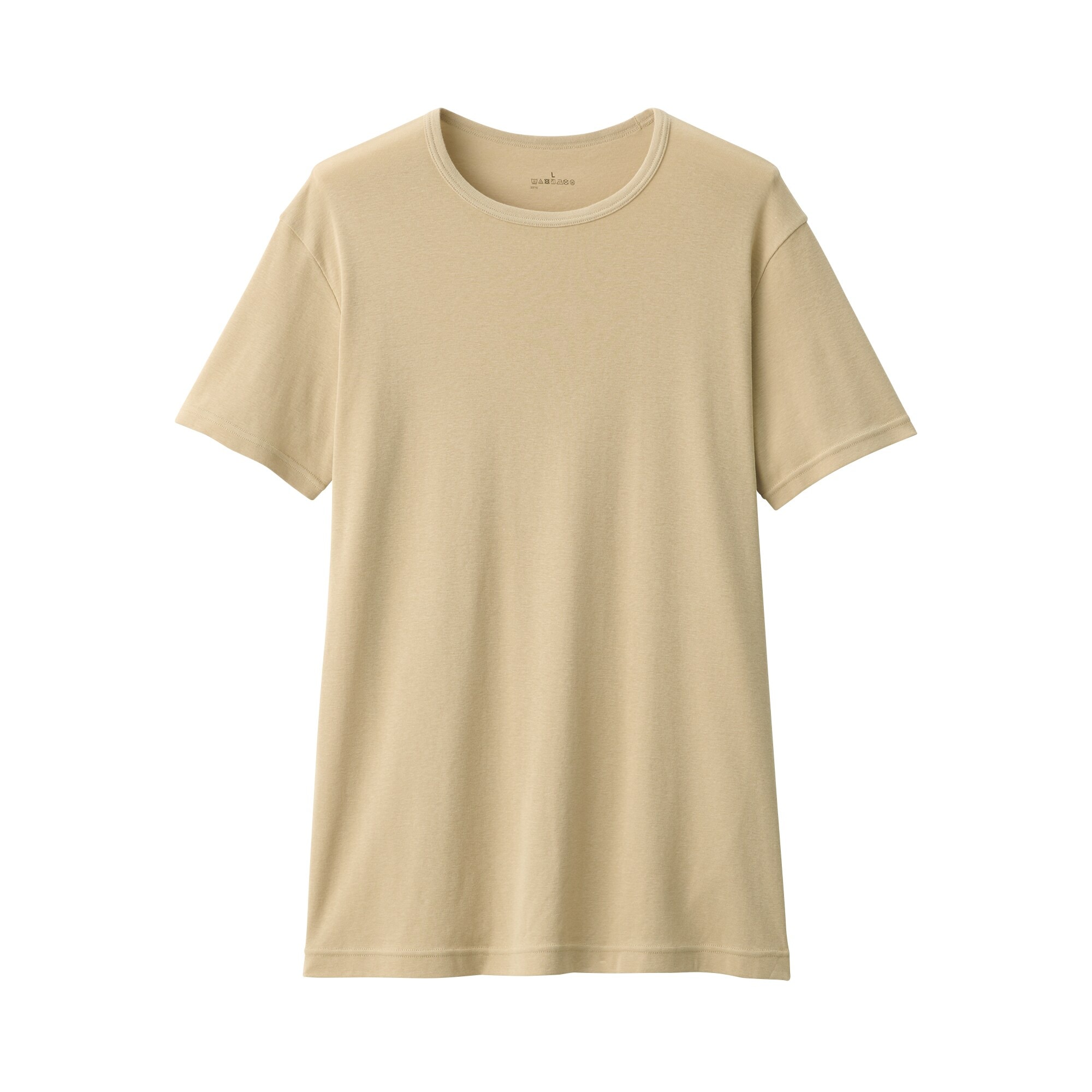 紳士　さらっと綿　クルーネック半袖Ｔシャツ