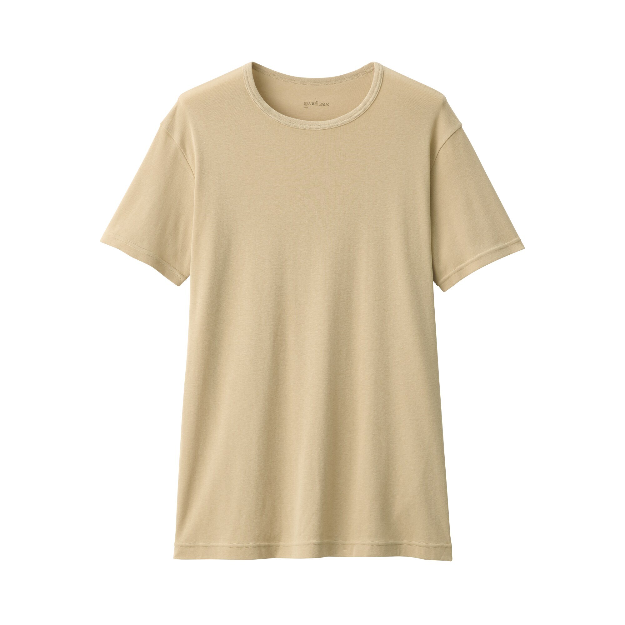 紳士　さらっと綿　クルーネック半袖Ｔシャツ