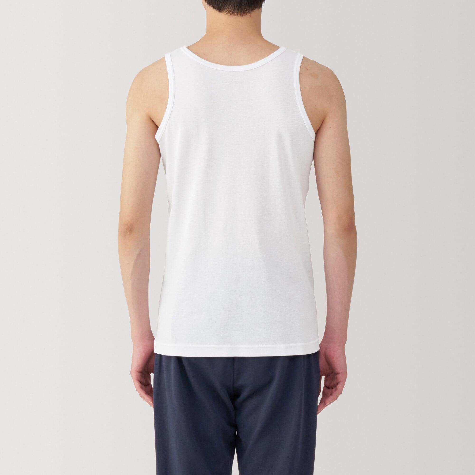 紳士　さらっと綿　タンクトップ