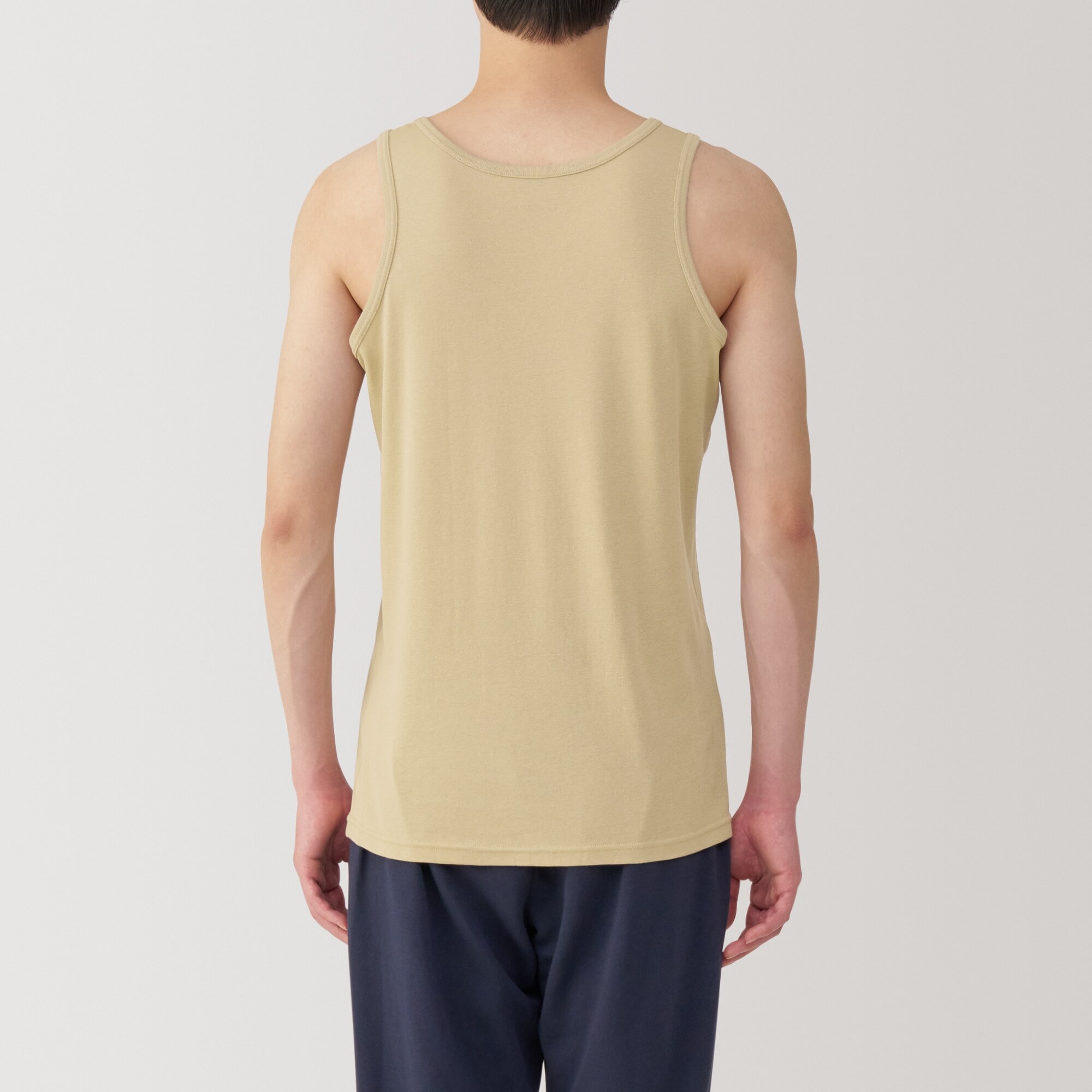 紳士 さらっと綿 タンクトップ | 無印良品