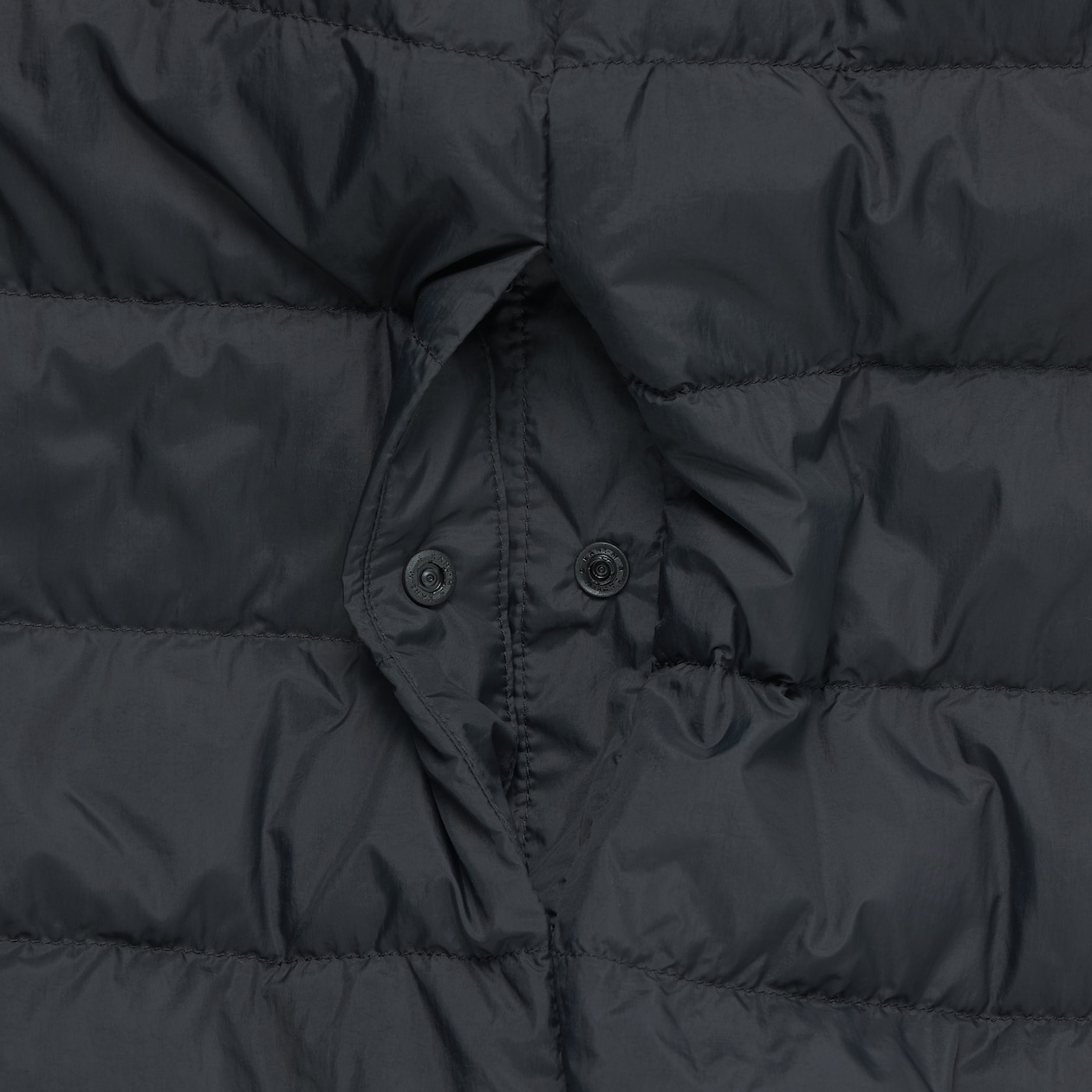 紳士　軽量ダウンノーカラーベスト（帯電防止裏地）