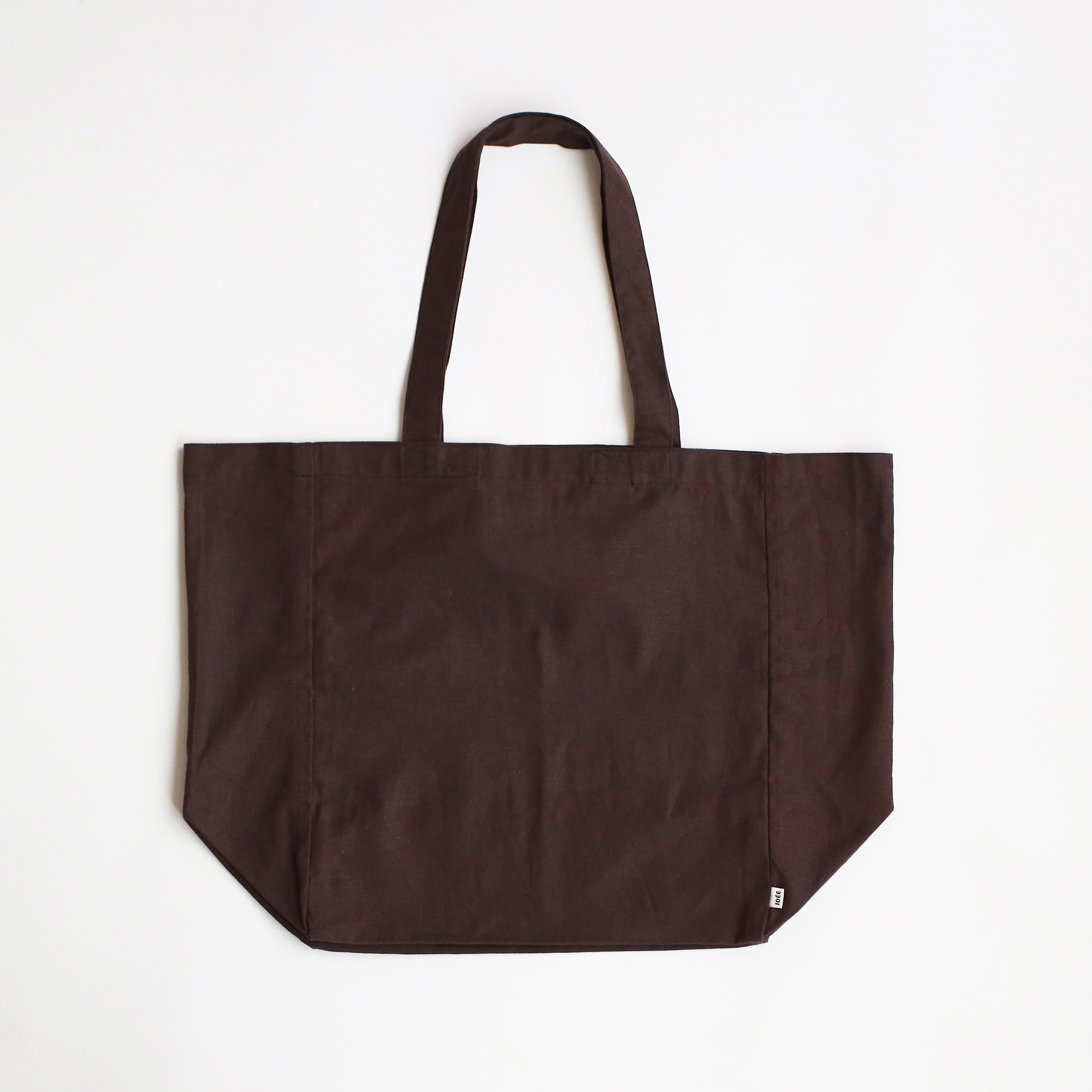 ［ＩＤＥＥ］Ｌｉｎｅｎ　Ｃｏｔｔｏｎ　Ｔｏｔｅ　Ｂａｇ　Ｄａｒｋ　Ｇｒａｙ
