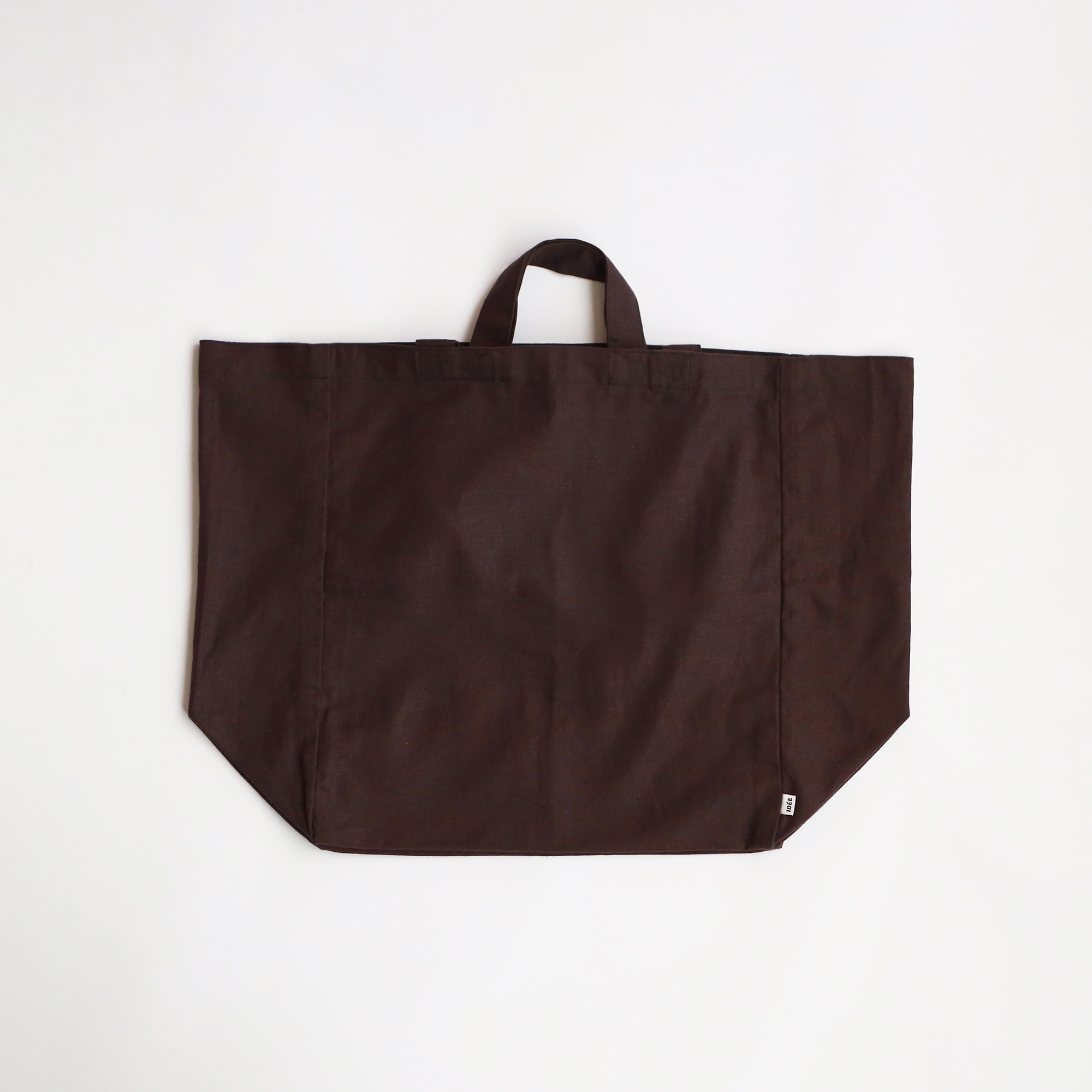 ［ＩＤＥＥ］Ｌｉｎｅｎ　Ｃｏｔｔｏｎ　Ｔｏｔｅ　Ｂａｇ　Ｄａｒｋ　Ｇｒａｙ