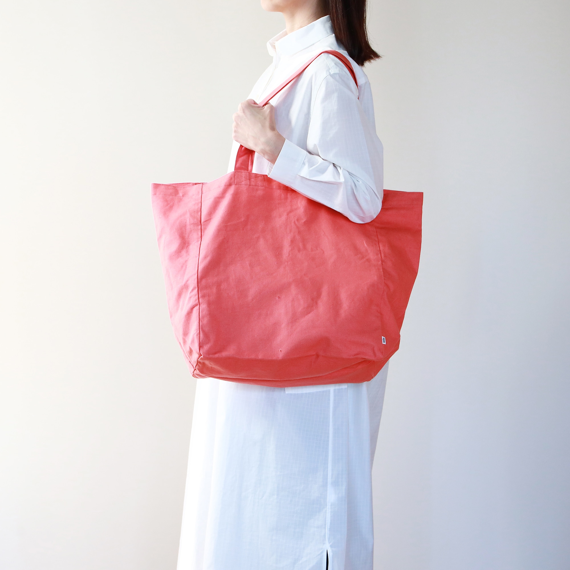 ［ＩＤＥＥ］Ｌｉｎｅｎ　Ｃｏｔｔｏｎ　Ｔｏｔｅ　Ｂａｇ　Ｏｒａｎｇｅ