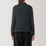 婦人　軽量ダウンノーカラーベスト（帯電防止裏地）