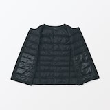 婦人　軽量ダウンノーカラーベスト（帯電防止裏地）