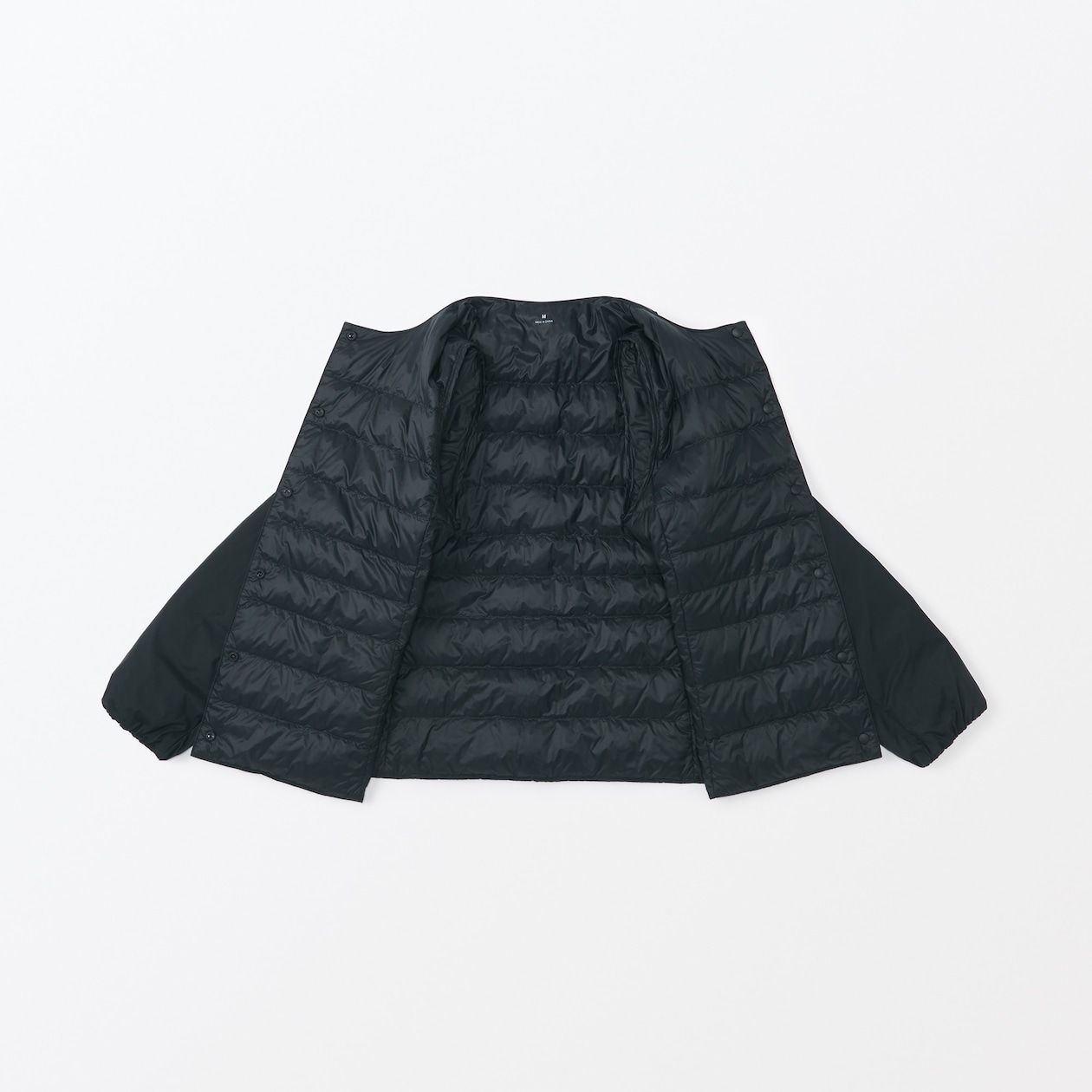 婦人　軽量ダウンノーカラージャケット（帯電防止裏地）