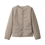 婦人　軽量ダウンノーカラージャケット（帯電防止裏地）