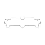 【パーツ】ペダル式ダストボックス　両開きフタ付き　袋止めワイヤー