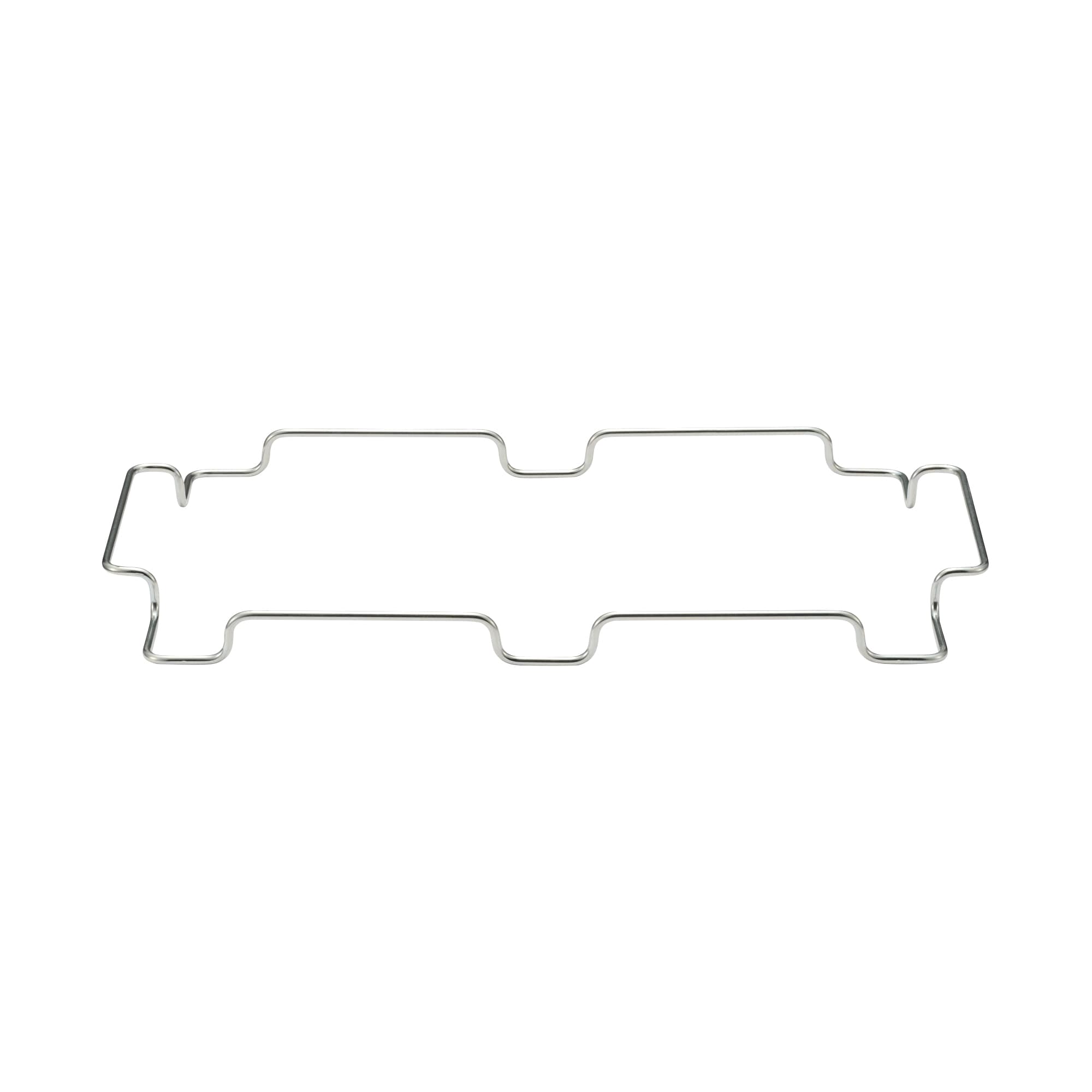 【パーツ】ペダル式ダストボックス　両開きフタ付き　袋止めワイヤー