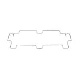 【パーツ】ペダル式ダストボックス　両開きフタ付き　袋止めワイヤー