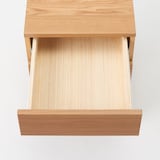 木製デスクキャビネット　オーク材突板