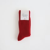 ［ＩＤＥＥ］Ｃａｓｈｍｅｒｅ　Ｓｏｃｋｓ　Ｒｅｄ　Ｍサイズ