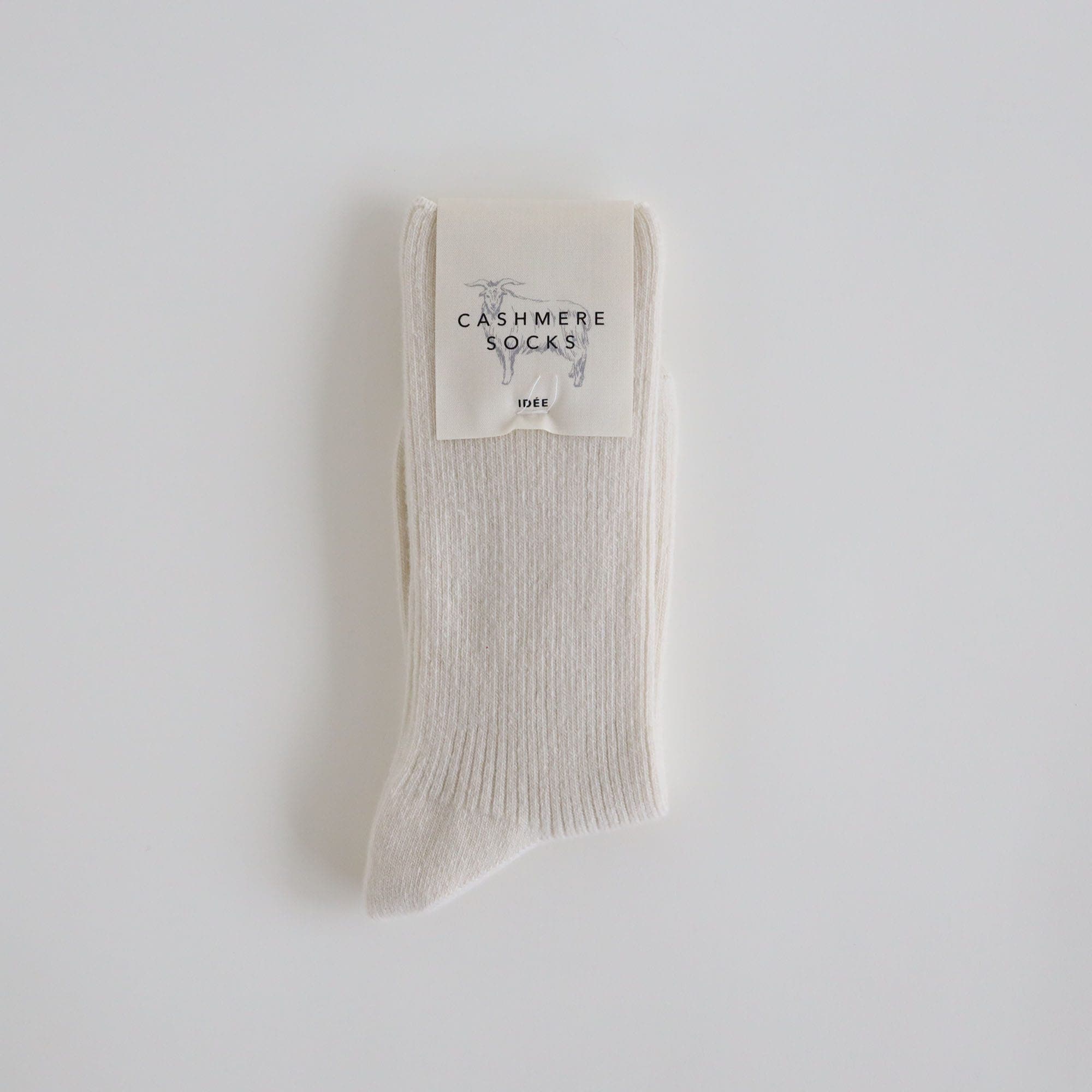 ［ＩＤＥＥ］Ｃａｓｈｍｅｒｅ　Ｓｏｃｋｓ　Ｅｃｒｕ　Ｍサイズ