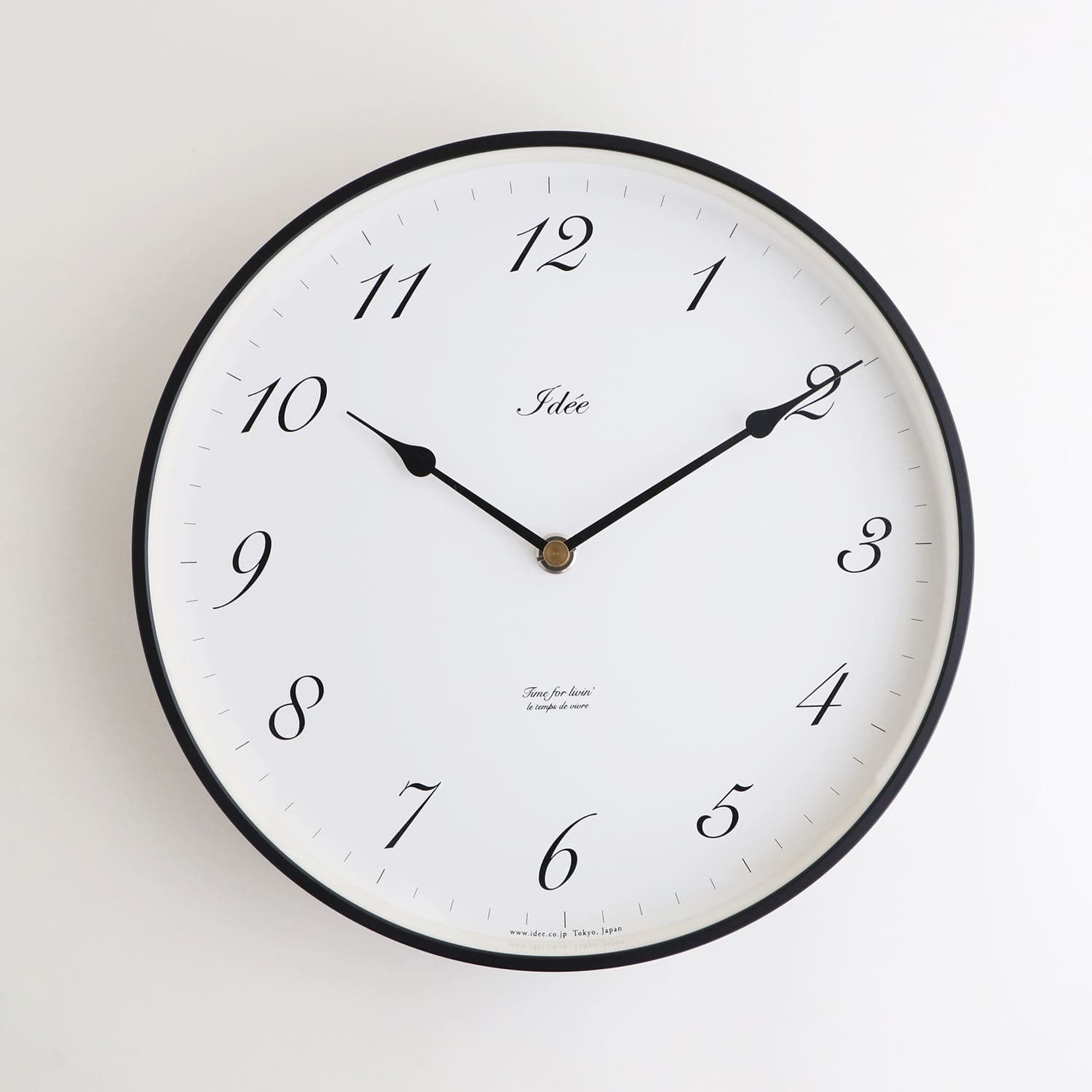IDEE］IDEE TIMING 掛け時計 250mm アラビア