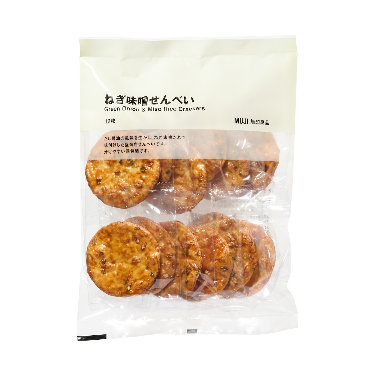 大袋　ねぎ味噌せんべい